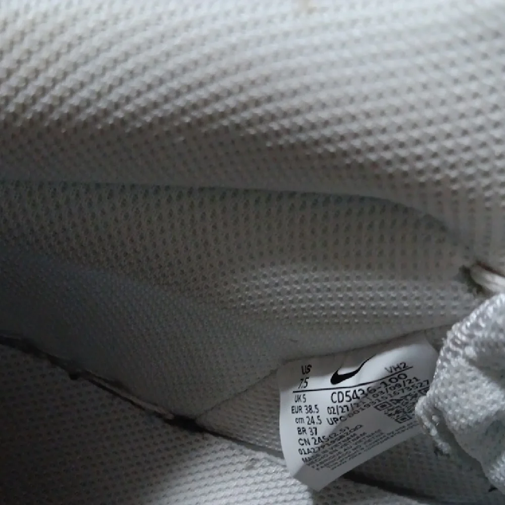 Nike White Classic Hi-Top Sneakers - Picture 6 of 10